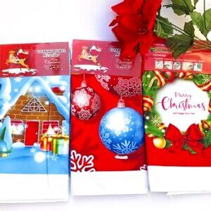 H339-Our Choice 2Piece Microfiber Holiday Towel Set-15.75x22.83"